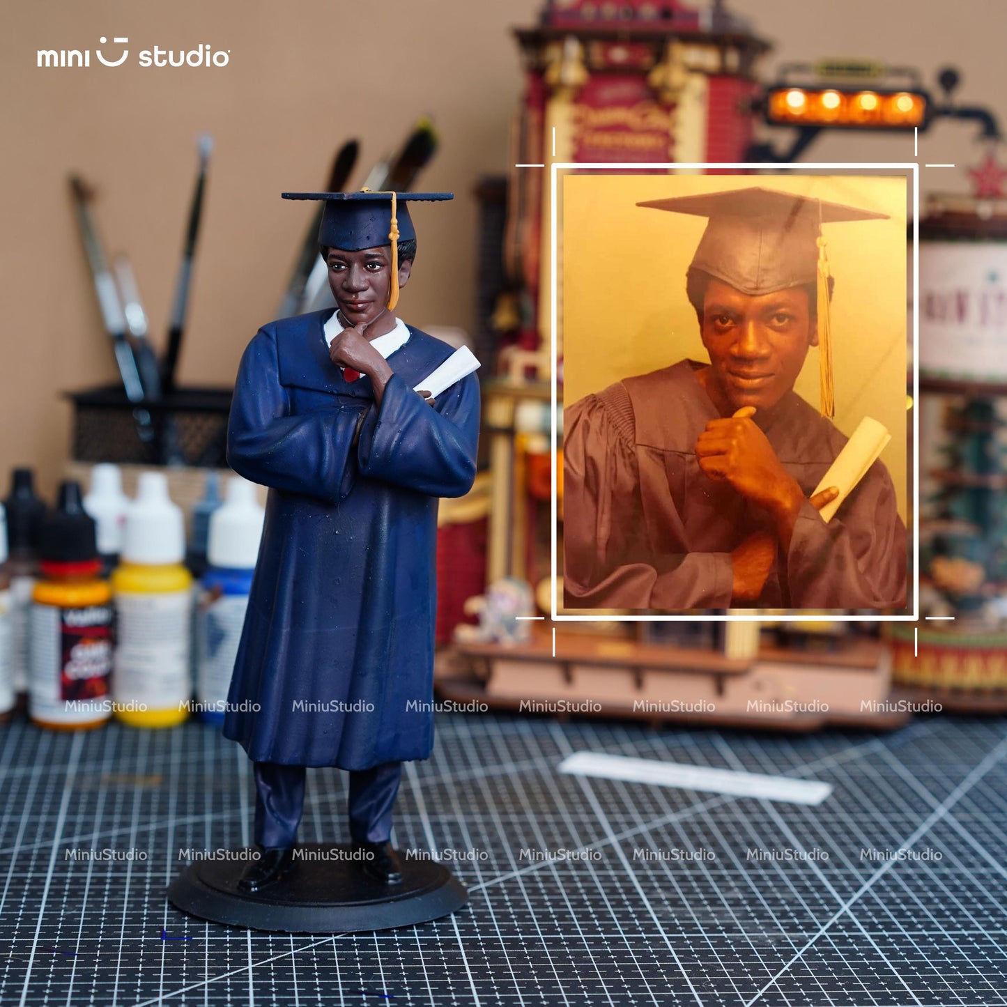 Custom 3D Figurine: Personalized PLA Sculpture from Photo