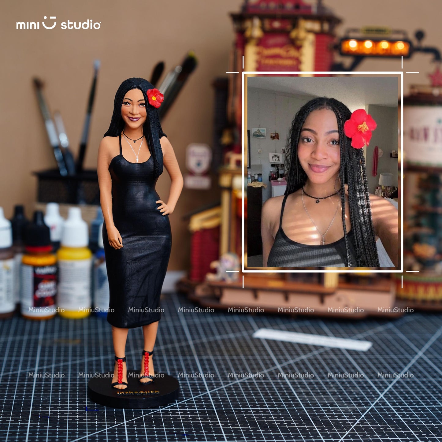 Custom 3D Figurine: Personalized PLA Sculpture from Photo