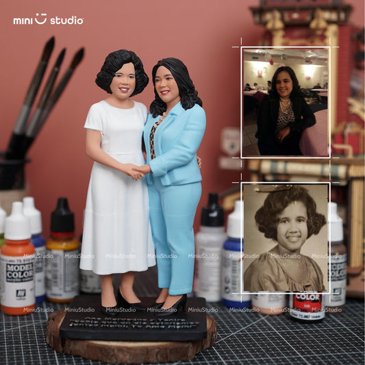 Custom 3D Figurine from Photo, Gifts for Husband, Custom Sculpture, Custom Bobblehead, Custom 3D Portrait, Gifts for Dad, Fathers Day Gifts