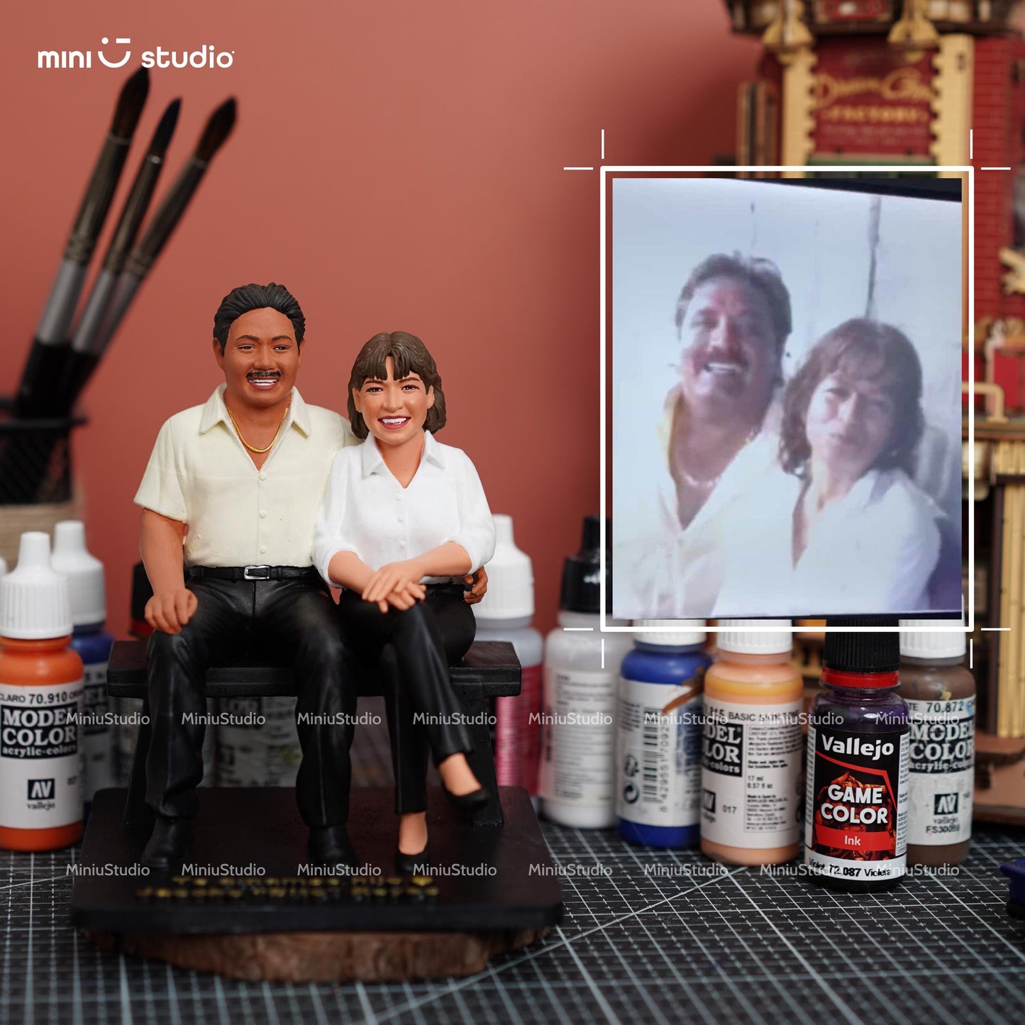 Custom 3D Figurine from Photo, Gifts for Husband, Custom Sculpture, Custom Bobblehead, Custom 3D Portrait, Gifts for Dad, Fathers Day Gifts