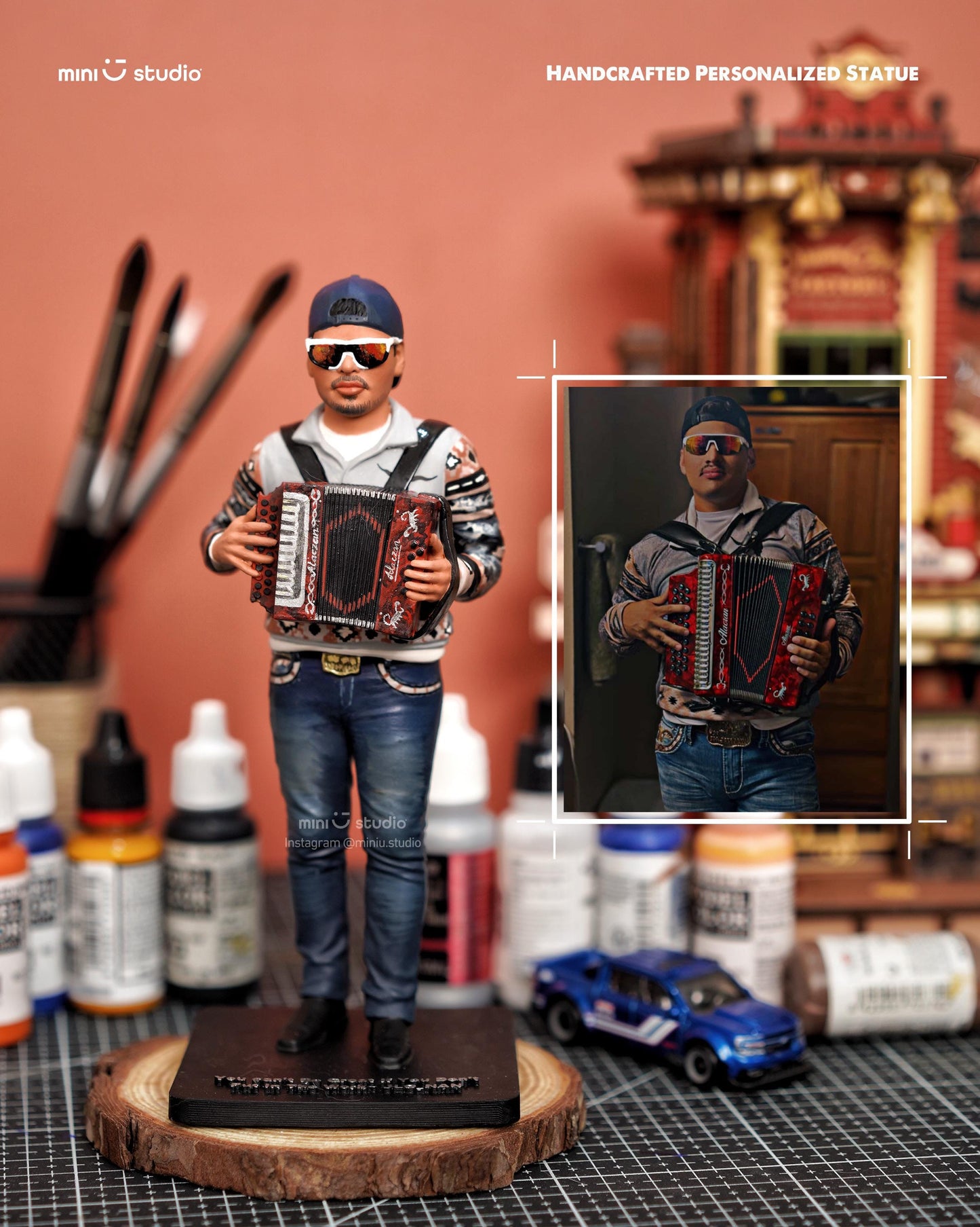 Personalized 3D Printed Portrait Statue: Custom Memorial Figurine for Weddings, Anniversaries & Birthdays